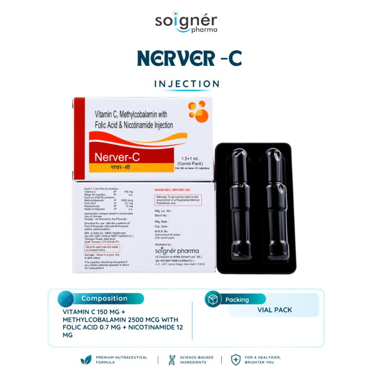 Methylcobalamin, Folic Acid, Niacinamide & Vitamin C Injection