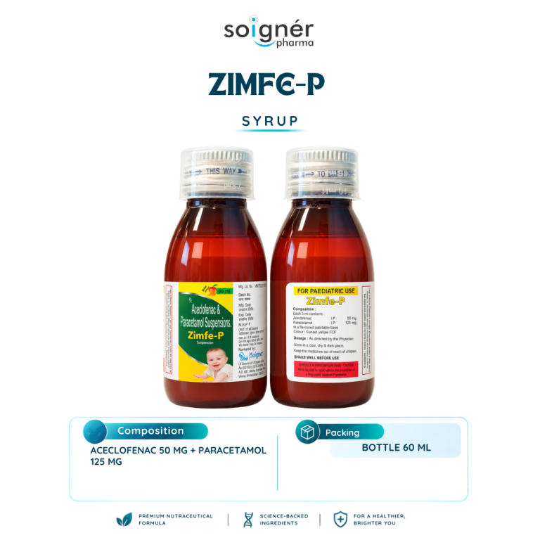 Aceclofenac & Paracetamol Suspension
