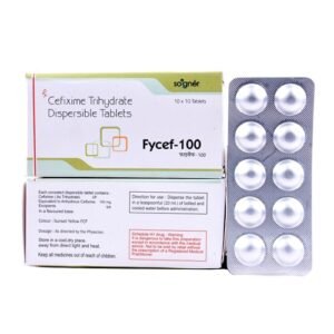CEFIXIME 100 MG DT TABLETS fycef-100