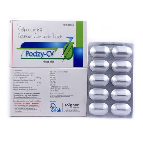 CEFPODOXIME & CLAVUNANIC ACID TABLETS podzy-cv