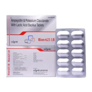 Amoxicillin & Potassium Clavulanate With Lactic Acid Bacillus Tablet srion-625 lb