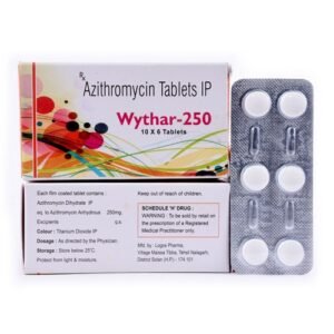 AZITHROMYCIN 250 MG TABLETS wythar-250