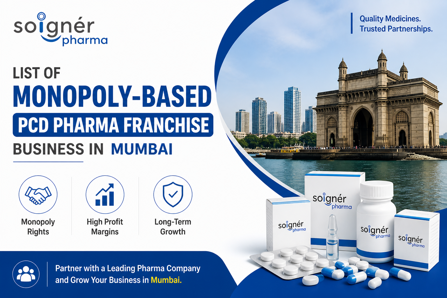 List of Monopoly-based PCD Pharma Franchise Business in Mumbai