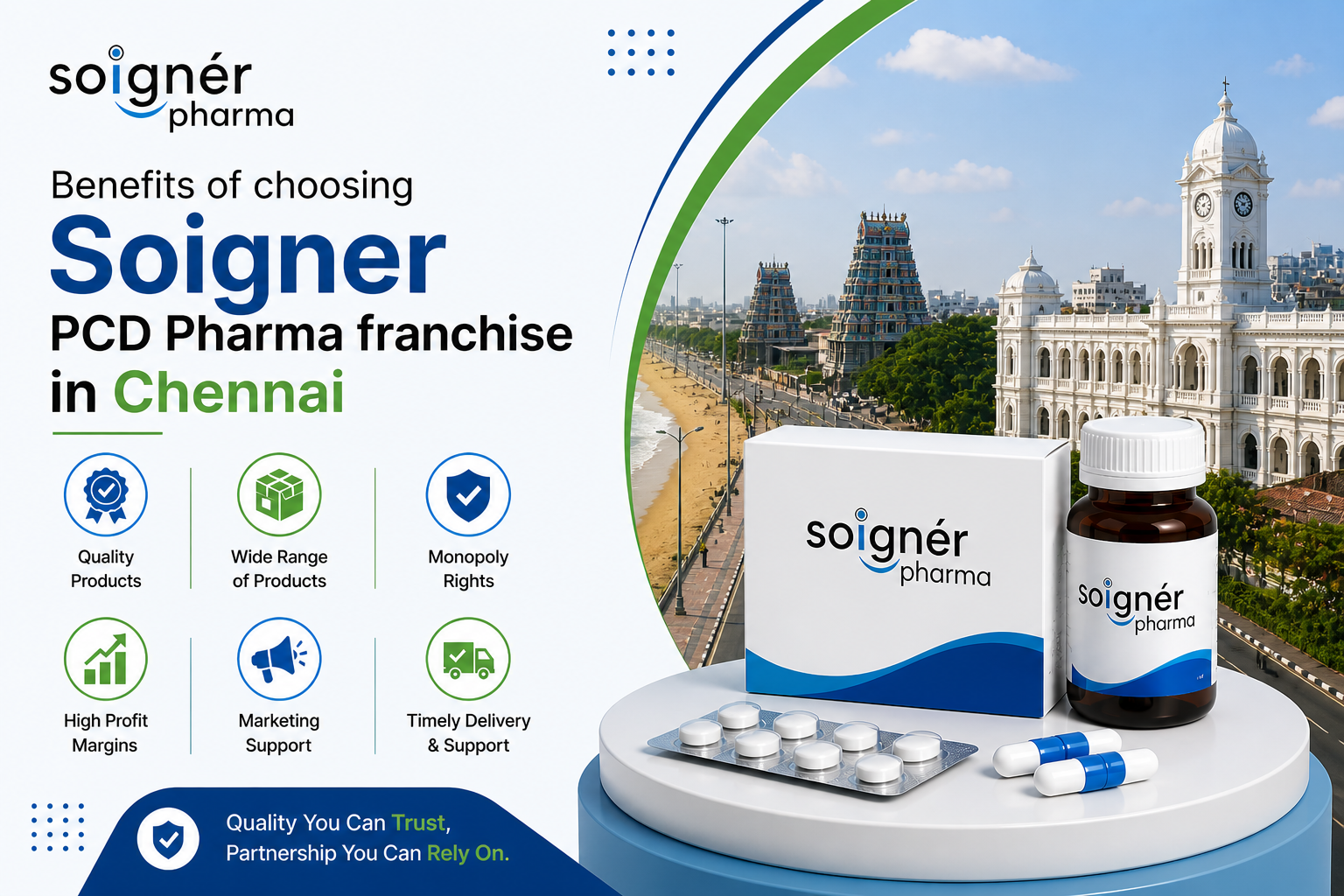 Benefits of choosing Soigner PCD Pharma franchise in Chennai