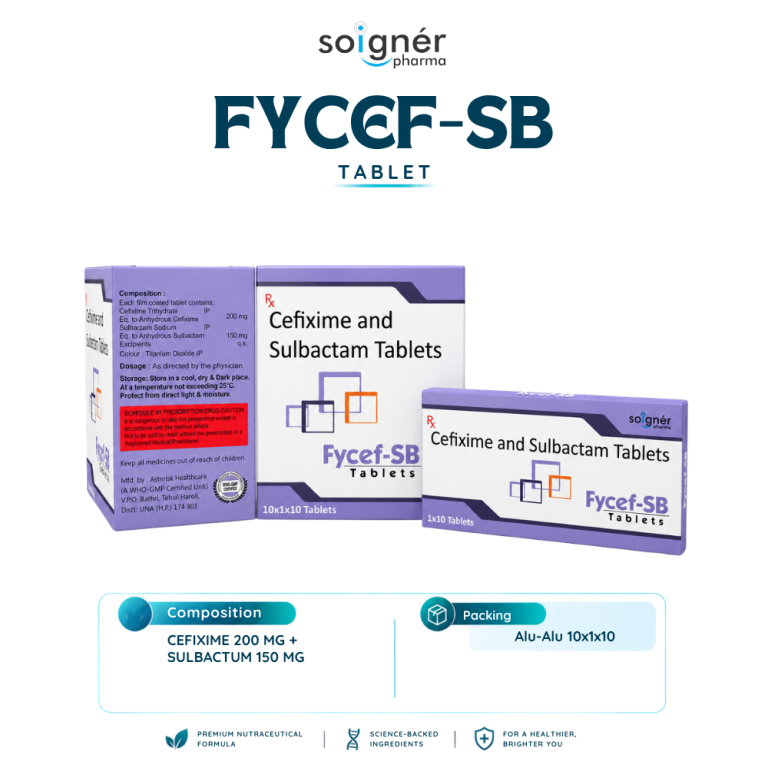 Cefixime and Sulbactam Tablets