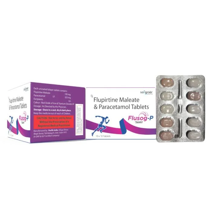 Flupirtine Maleate 100 mg and Paracetamol 325 mg