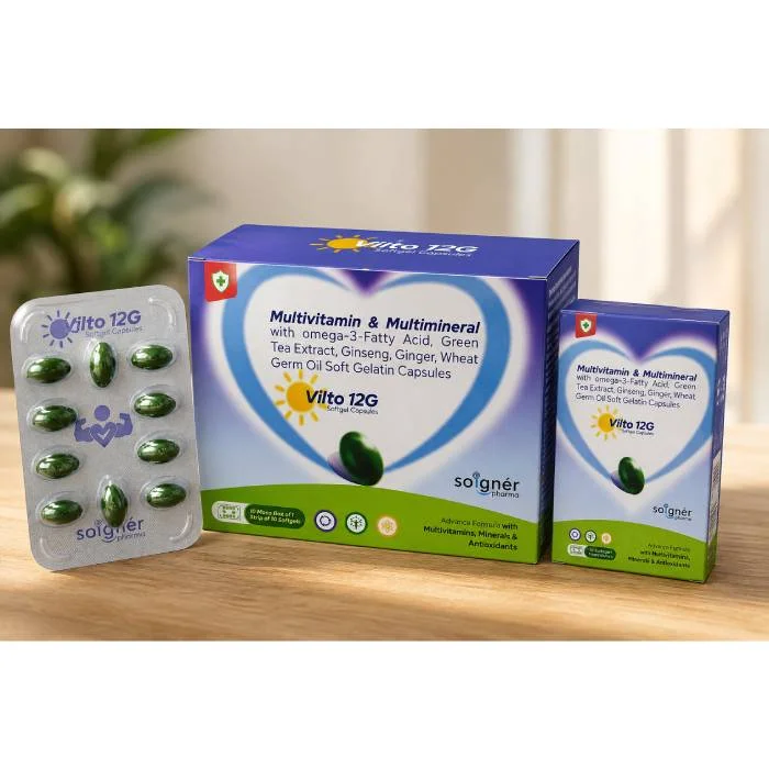 Multivitamin and Multimineral with Omega-3- Fatty Acid, Ginger, Wheat Germ Oil Soft Gelatin Capsules