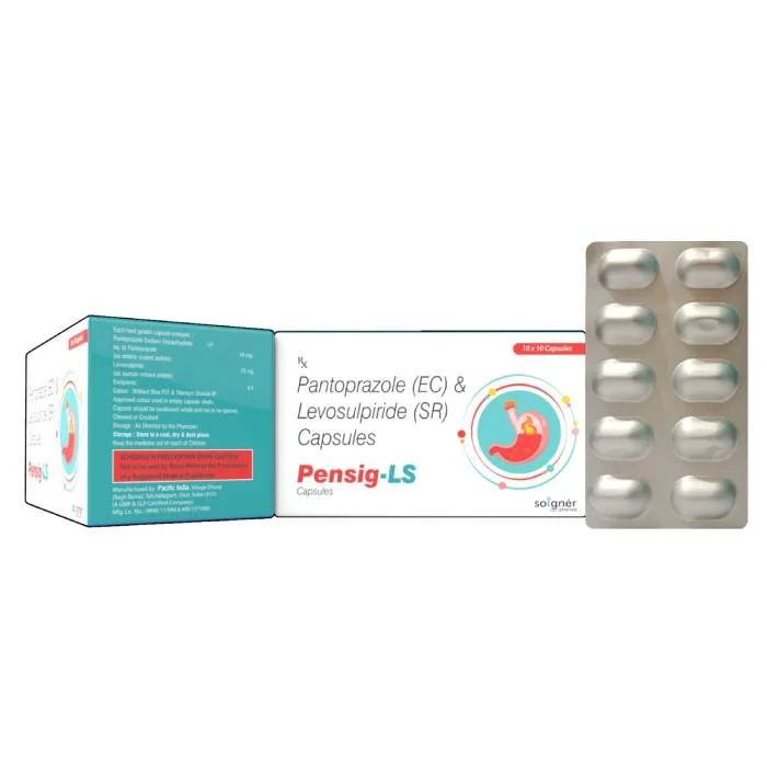 Pantoprazole 40 mg and Levosulpiride 75 mg Capsules